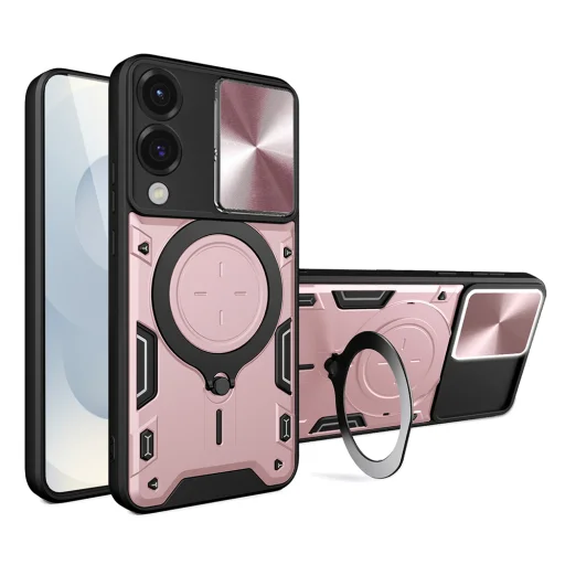 Techsuit - CamGuard Pro - Samsung Galaxy S25 Edge - Rózsaarany tok - 1