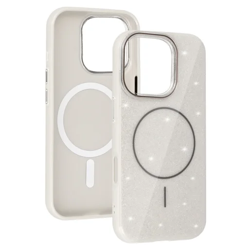 Magsafe Slim Shiny iPhone 16 Pro Max tok ezüst - 4