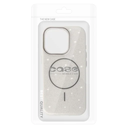 Magsafe Slim Shiny iPhone 16 Pro Max tok ezüst - 7