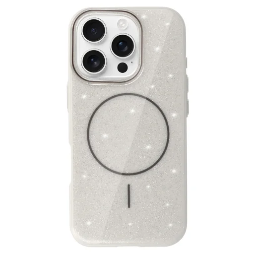 Magsafe Slim Shiny iPhone 16 Pro Max tok ezüst - 2