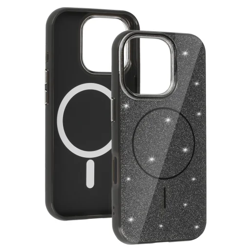 Magsafe Slim Shiny tok iPhone 16 Pro Max fekete - 4