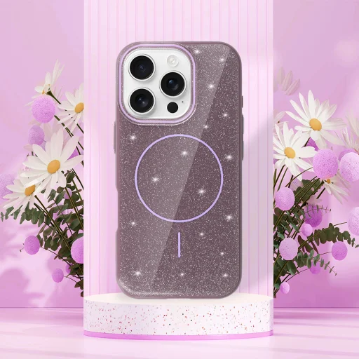  iPhone 13 Pro Max lila Magsafe Slim Shiny tok - 6