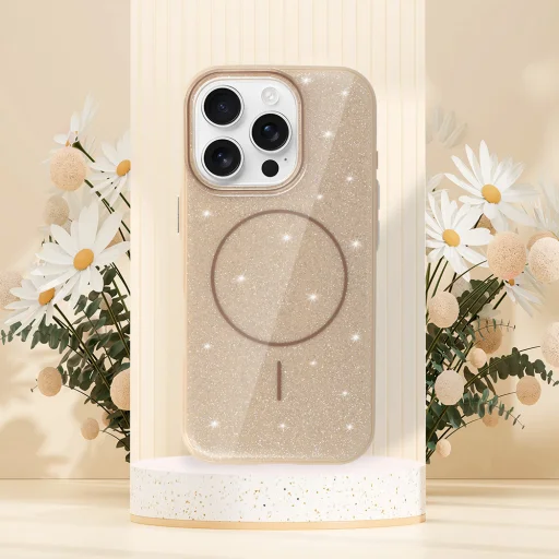  iPhone 13 Arany Magsafe Slim Shiny tok - 6