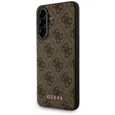 Guess 4G Metal Arany Logó tok Samsung Galaxy A36 - Barna
