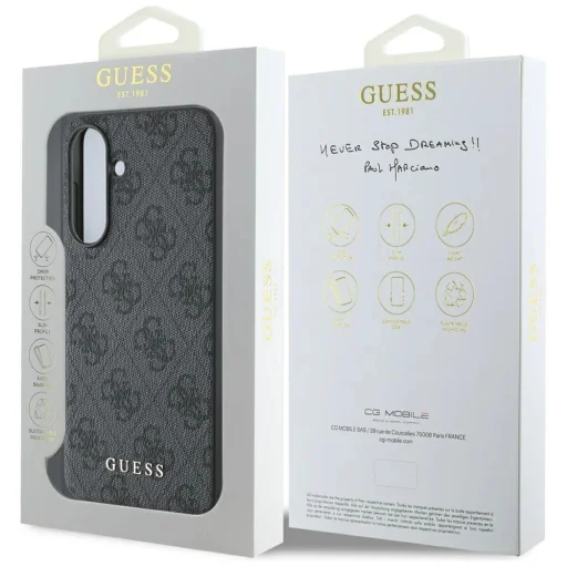 Guess 4G Metal Gold Logo tok Samsung Galaxy A36 - Fekete - 7