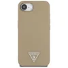  iPhone 16e Barna Guess Grained Triangle MagSafe tok thumbnail