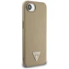  iPhone 16e Barna Guess Grained Triangle MagSafe tok thumbnail