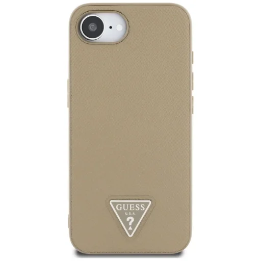  iPhone 16e Barna Guess Grained Triangle MagSafe tok - 3