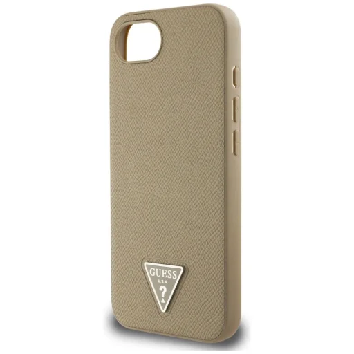  iPhone 16e Barna Guess Grained Triangle MagSafe tok - 6