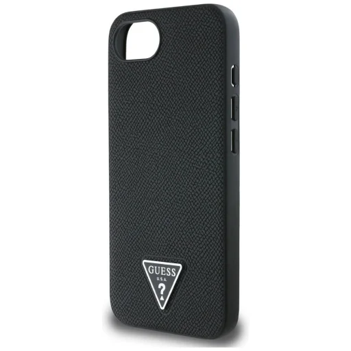  iPhone 16e Fekete Guess Grained Triangle MagSafe tok - 6