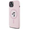  iPhone 15 Plus Pink Karl Lagerfeld Szilikon Karl&Choupette MagSafe tok thumbnail