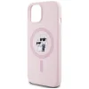  iPhone 15 Plus Pink Karl Lagerfeld Szilikon Karl&Choupette MagSafe tok thumbnail