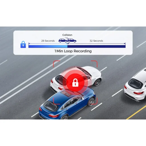 AZDOME M550 Max 4K autós kamera, dash cam - 11