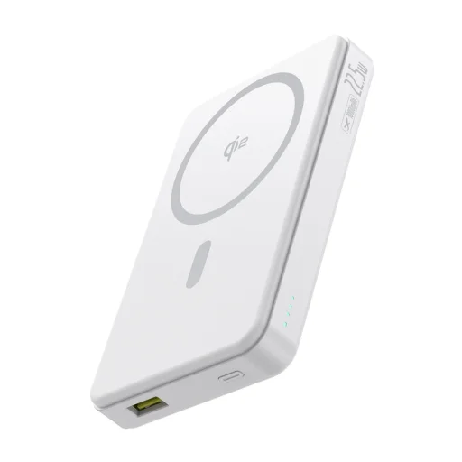 Baseus Airpow2 Qi2 mágneses powerbank 10000mAh 22.5W (fehér) magsafe - 1