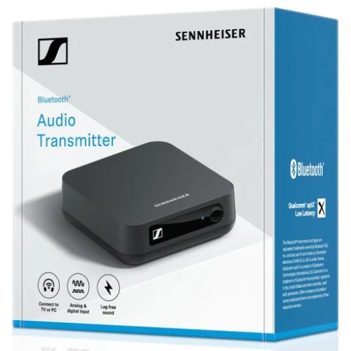 Sennheiser BT T100 Bluetooth Audio Transmitter Fekete EU - 1