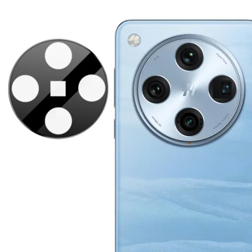  Techsuit - Teljes Kameraüveg - Oppo Find X8 Pro - Fekete üvegfólia - 1