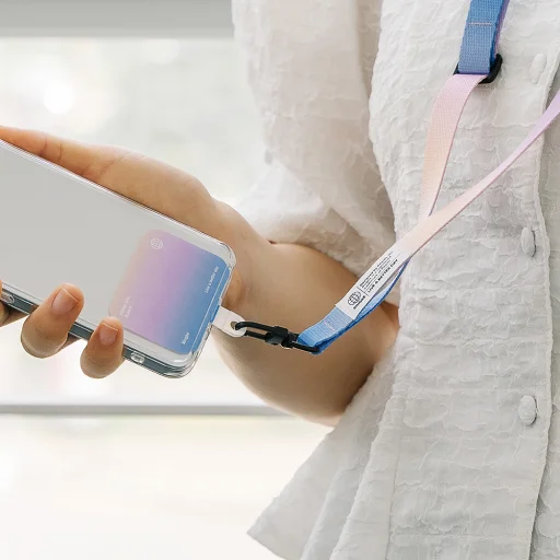  Ringke - Holder Link Snap Hook Lanyard Szíj - Keresztpántos Nyakpánt Telefon Tokokhoz - Aloha Naplemente - 5