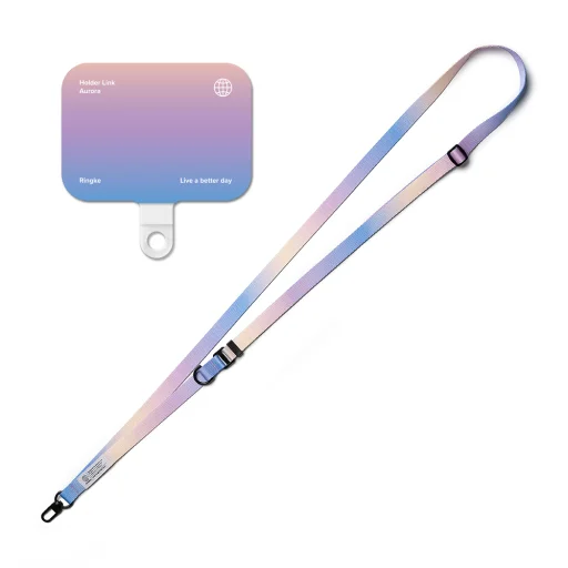  Ringke - Holder Link Snap Hook Nyakpánt - Keresztpánt telefon tokokhoz - Aurora - 1