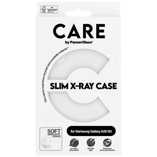 CARE by PanzerGlass Fashion X-Ray Tok Samsung Galaxy A26 5G-hez - Átlátszó - 4