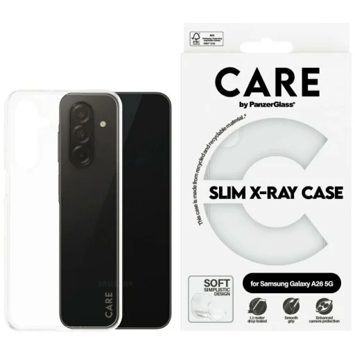 CARE by PanzerGlass Fashion X-Ray Tok Samsung Galaxy A26 5G-hez - Átlátszó - 1