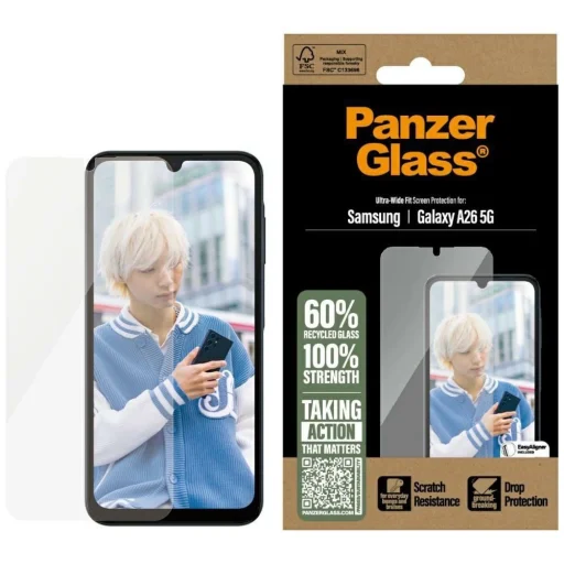 PanzerGlass Ultra-Wide Fit edzett üveg Samsung Galaxy A26 5G - Átlátszó üvegfólia - 1