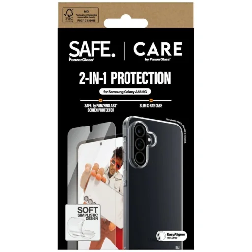 CARE by PanzerGlass Fashion 2in1 tok+üvegfólia Samsung Galaxy A56 5G - átlátszó - 4