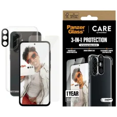 CARE by PanzerGlass Flagship 3in1 Tok+Üvegfólia+Kameravédő Samsung Galaxy A36 5G - átlátszó