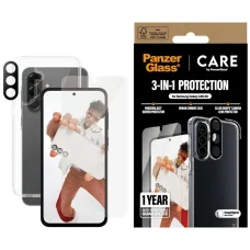 CARE by PanzerGlass Flagship 3in1 Tok+Üvegfólia+Lencsevédő Samsung Galaxy A56 5G-hez - átlátszó