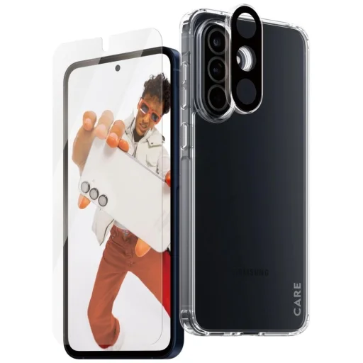 CARE by PanzerGlass Flagship 3in1 Tok+Üvegfólia+Lencsevédő Samsung Galaxy A56 5G-hez - átlátszó - 2