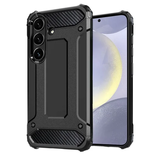  Techsuit - Hibrid Páncél - Samsung Galaxy S24 - Fekete tok - 1