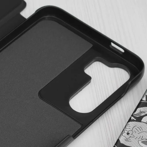  Techsuit - eFold sorozat - Samsung Galaxy S23 FE - Fekete tok - 3