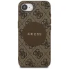 Hnedé puzdro GUESS kompatibilné s MagSafe pre iPhone 16e/17e (PU 4G Circle Classic Logo) GUHMPSE4P4PGRSGW puzdro thumbnail