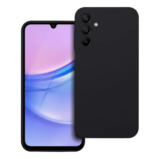 SILICONE 2mm tok Samsung Galaxy A15 5G / A15 4G fekete - 1