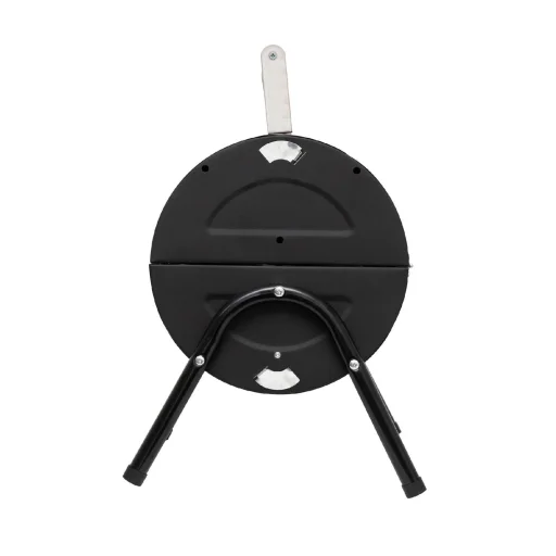 Home GR01 hordozható asztali grill, faszén, faszénbrikett, nyitott vagy zárt fedél, 2 rostély, 2 széntartó rács, 22 cm rostélymagasság asztaltól - 3