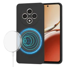  Techsuit - SoftFlex MagSafe - Oppo Reno12 F 4G / Reno12 F 5G / Reno12 FS - Fekete tok