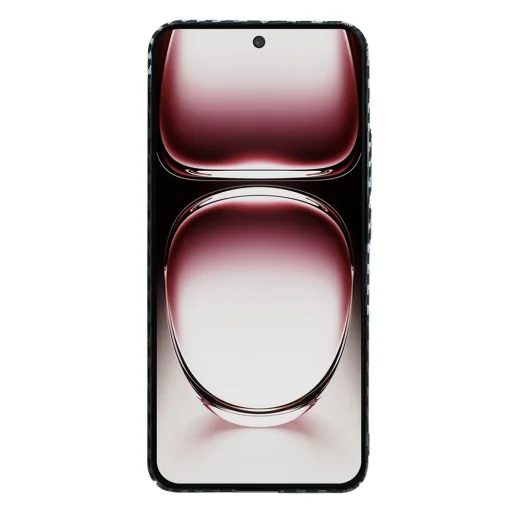  Techsuit - Karbonit Szálhéj - Oppo Reno12 Pro - Lopakodó Szürke tok - 2