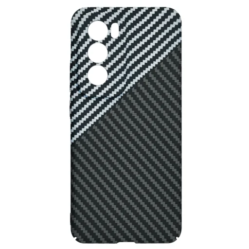  Techsuit - Karbonit Szálhéj - Oppo Reno12 Pro - Lopakodó Szürke tok - 4