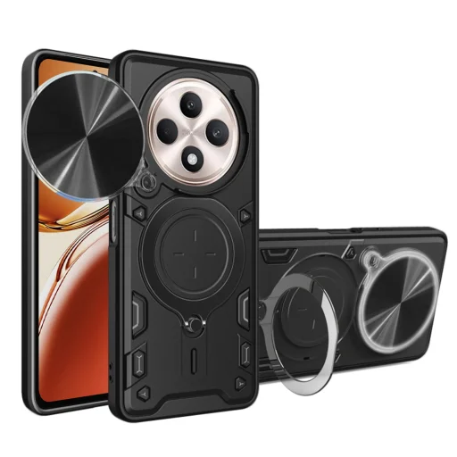  Techsuit - CamGuard Pro - Oppo Reno12 F 4G / Reno12 F 5G / Reno12 FS - Fekete tok - 1