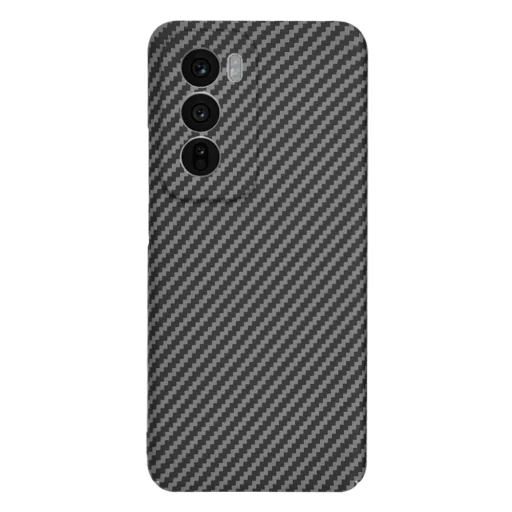  Techsuit - Carbonit Szénrost Borítás - Oppo Reno12 - Fekete tok - 3