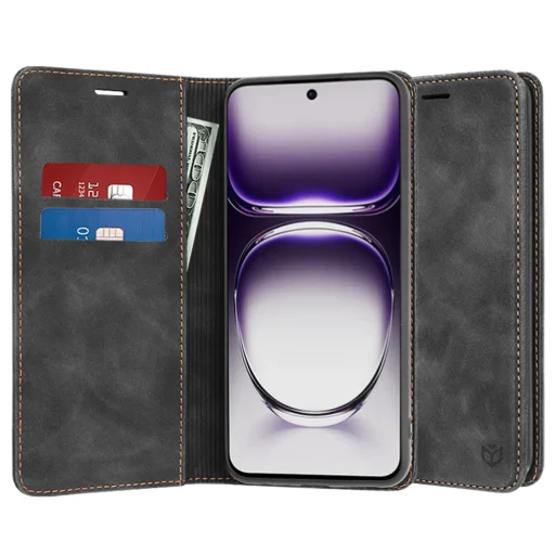  Techsuit - Kényelmes tok - Oppo Reno12 - Fekete - 1