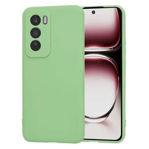 Techsuit - SoftFlex - Oppo Reno12 Pro - Mätovozelené puzdro - 1