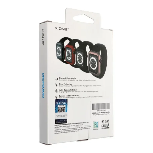 X-ONE Dropguard tok - Apple Watch 10 42mm számára átlátszó - 2