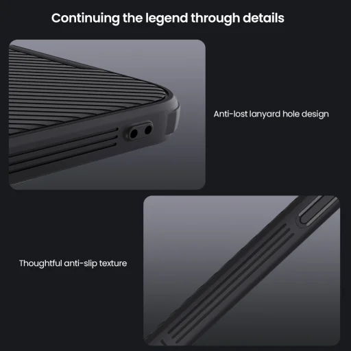 iPhone 16e Nillkin CamShield PRO Kemény Fekete Tok - 6