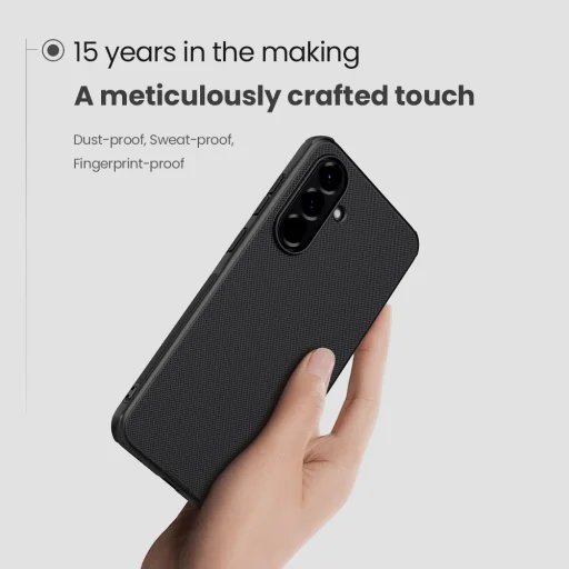 Nillkin Super Frosted PRO Magnetic Tok Samsung Galaxy A56 5G Fekete - 4