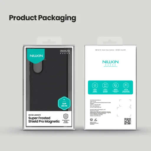 Nillkin Super Frosted PRO Magnetic Tok Samsung Galaxy A56 5G Fekete - 8
