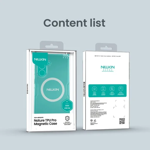 Nillkin Nature TPU PRO Mágneses tok Samsung Galaxy A56 5G-hez Átlátszó - 10