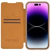  Nillkin - Qin Prop bőrtok - iPhone 16 - Barna tok thumbnail