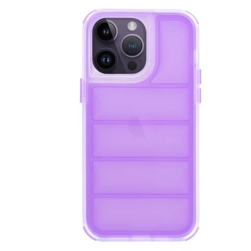  iPhone 13 Pro Max Lila Techsuit Hullámpajzs tok - 3