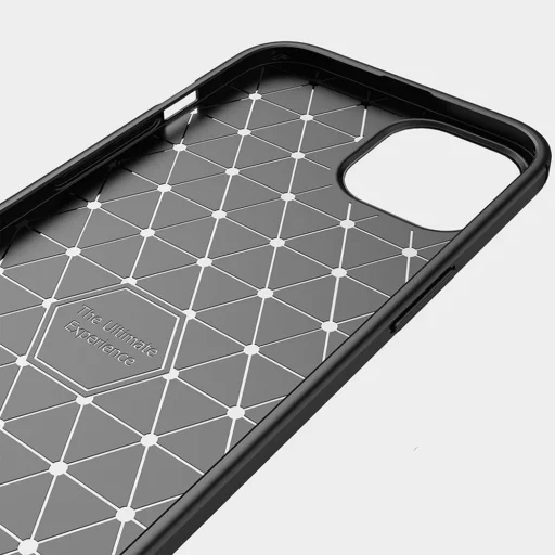  Techsuit - Karbonszilikon - iPhone 14 Pro Max - Fekete tok - 3