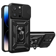 iPhone 14 Pro - Techsuit CamShield Sorozat - Fekete tok